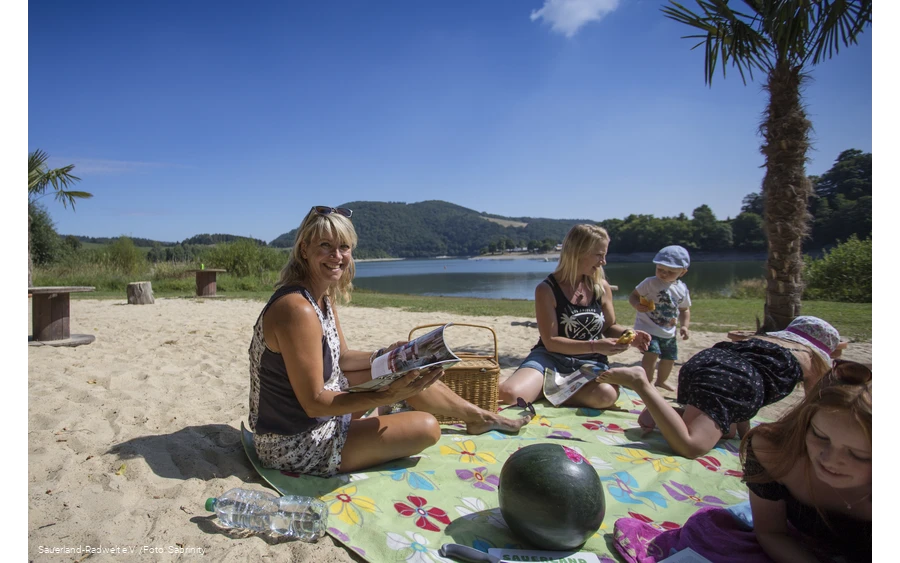 Een picknick aan de Diemelsee met het hele gezin