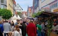 Fußgängerzone-Mittelalterlicher Markt