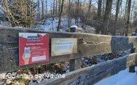 Sagenplakette am Sagenort
