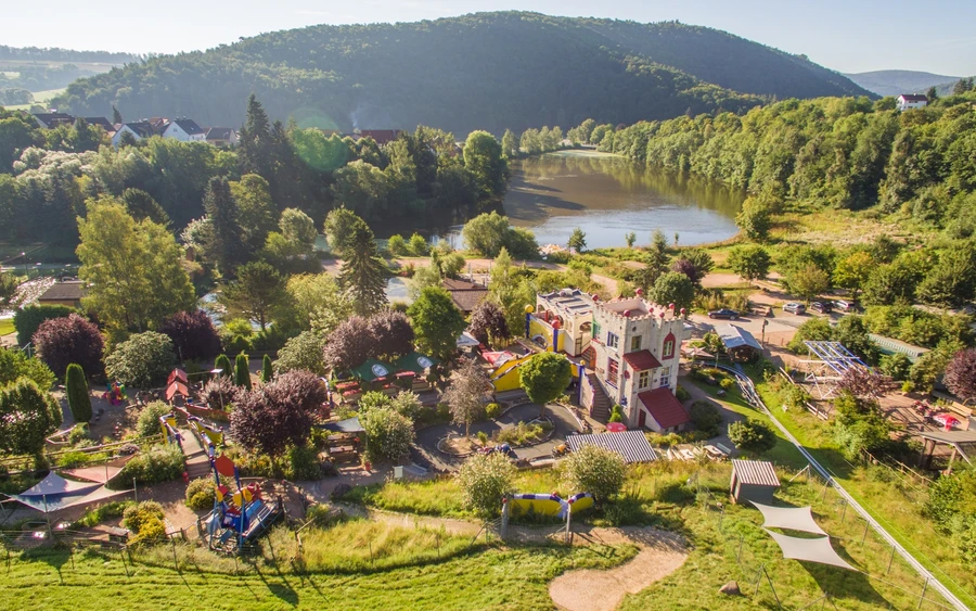 Sommerrodelbahn Edersee von oben