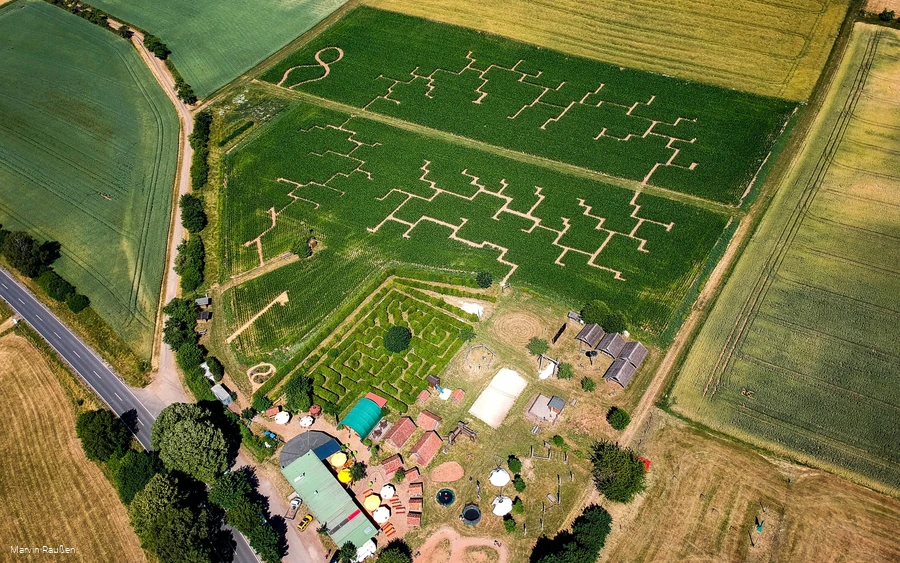 Maislabyrinth Edersee