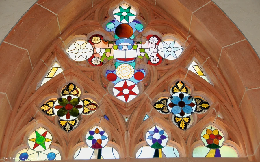 Liebfrauenkirche Frankenberg (Eder) Glasmalerei