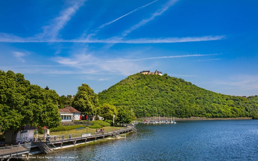 Edersee und Schloss Waldeck