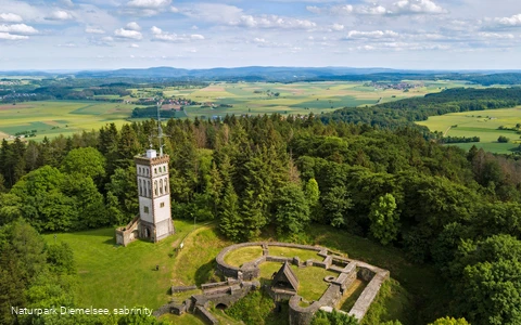 Der Eisenberg - Deutschlands reichste Goldlagerstätte mit Burgruine und Aussichtsturm