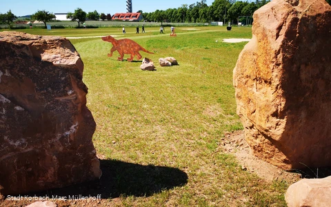 Bolzcourt Fußballgolf