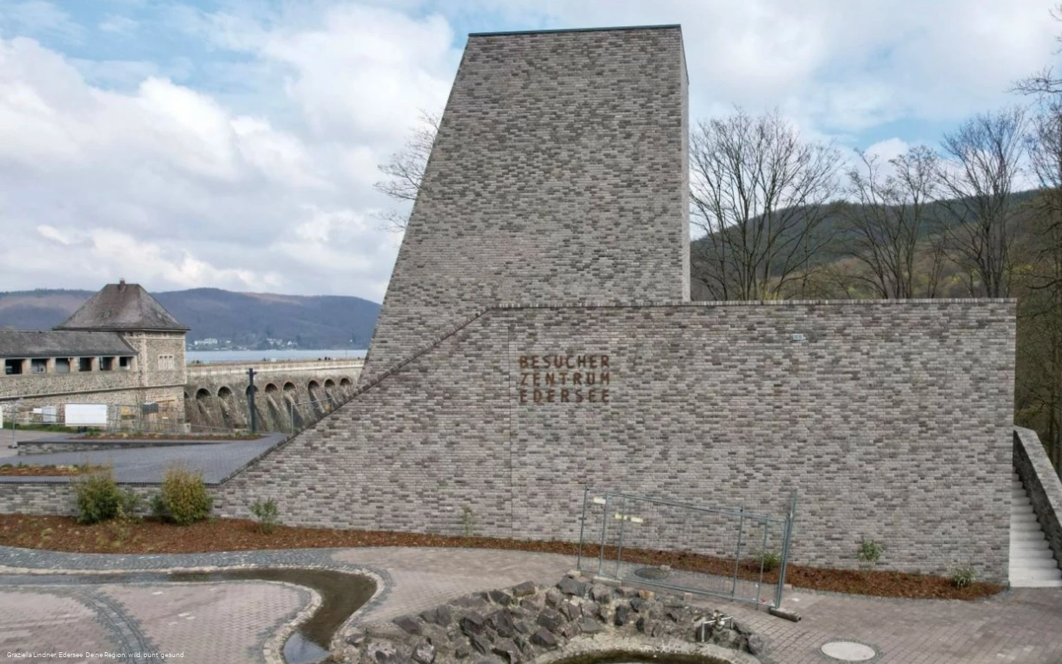 Querschnitt der Edertalsperre