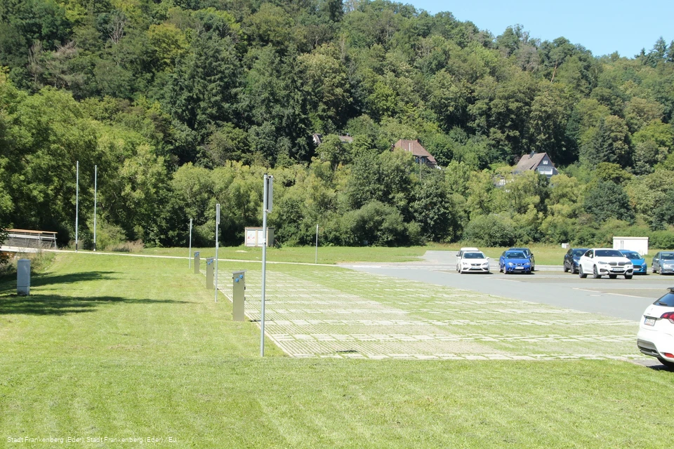Parkplatz  Wehrweide Frankenberg (Eder)
