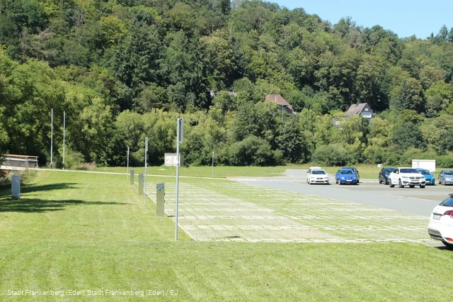 Parkplatz  Wehrweide Frankenberg (Eder)