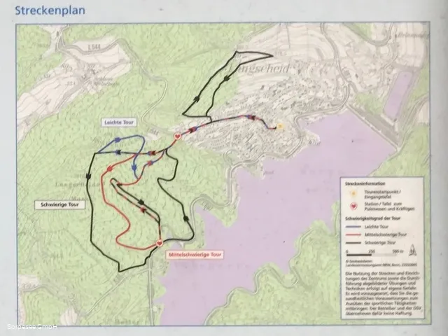 Streckenplan Nordic Walking