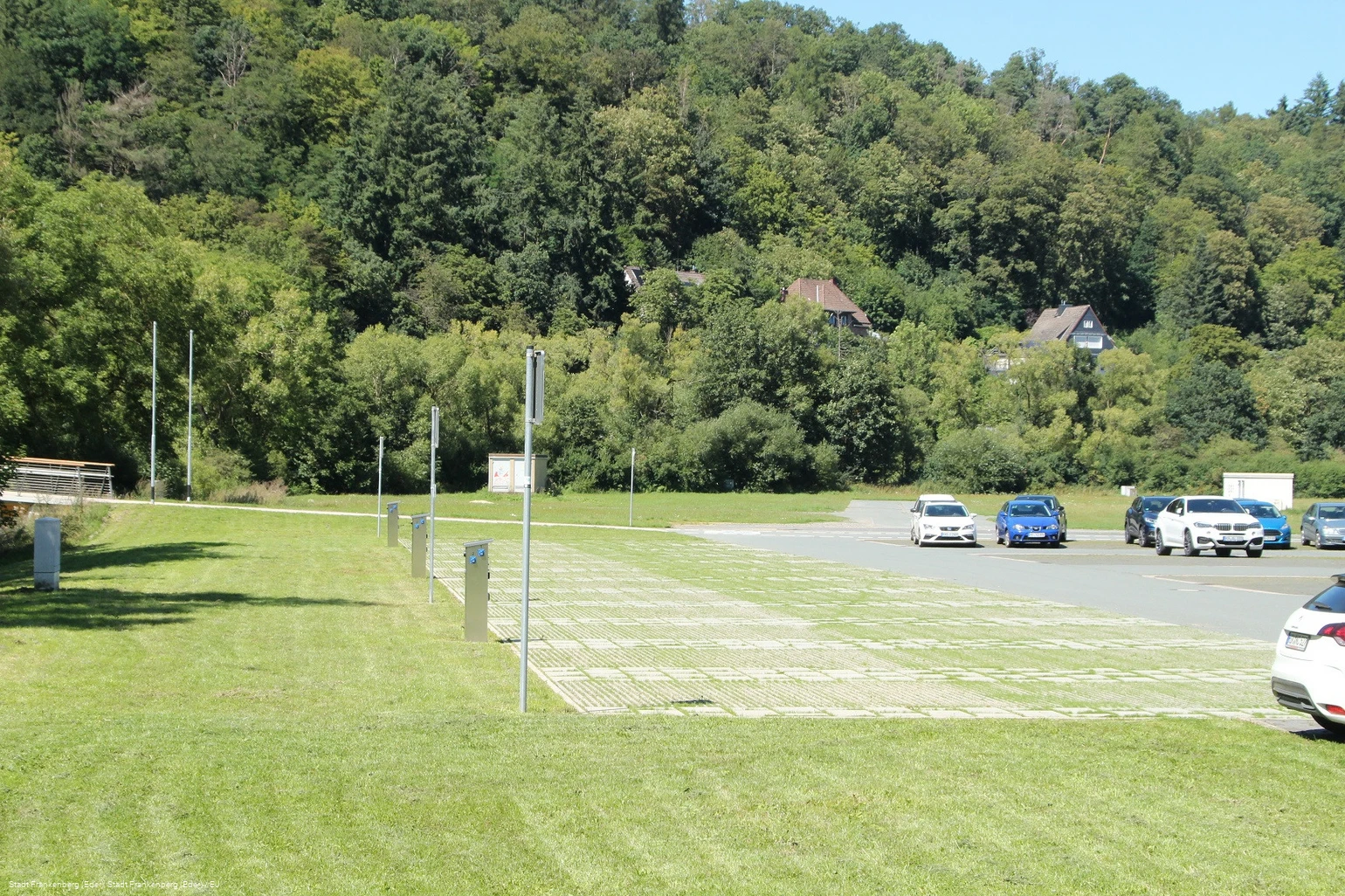 Parkplatz  Wehrweide Frankenberg (Eder)