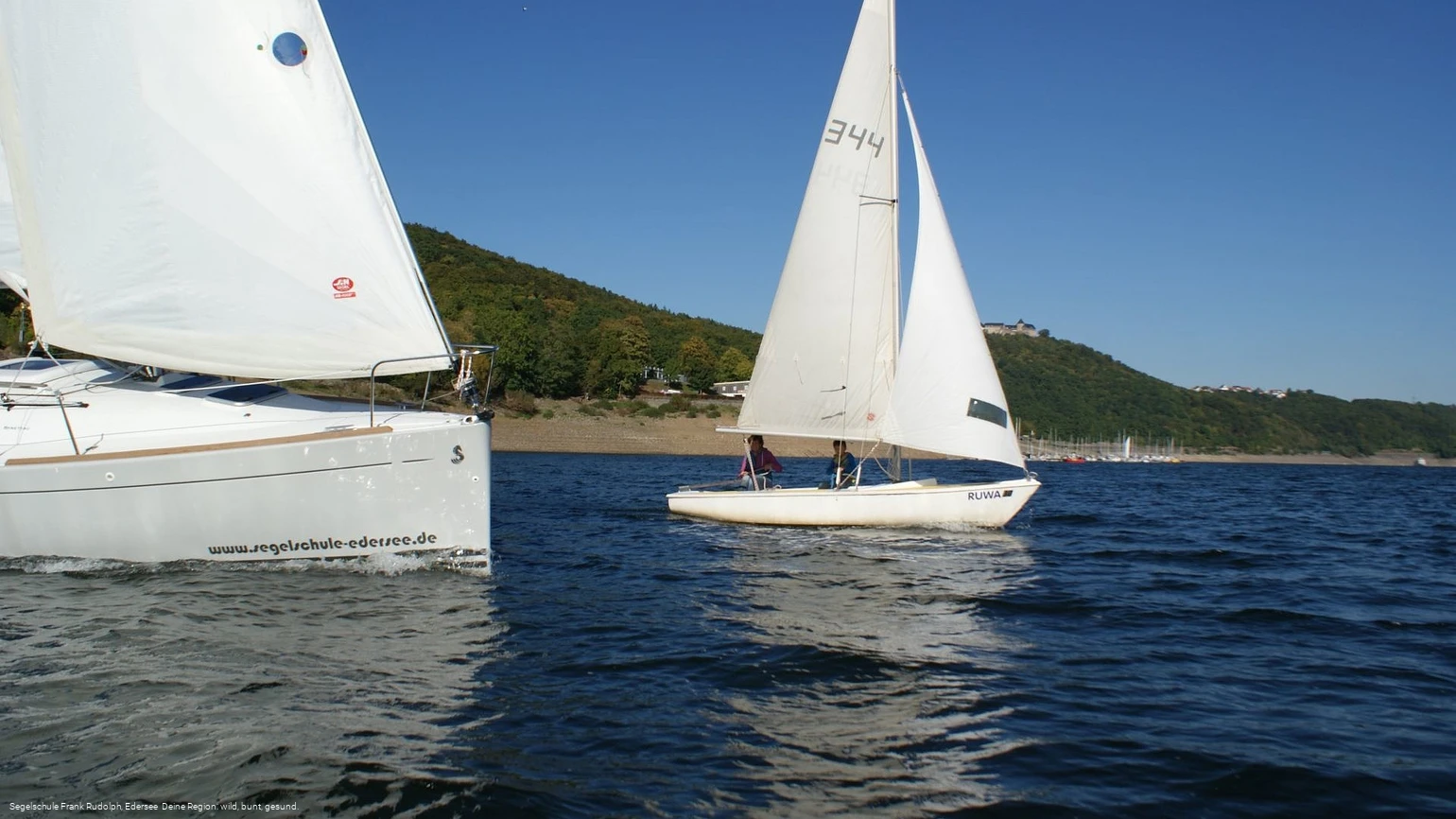 Segelboote Edersee