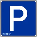 Schild Parkplatz