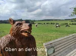Nahaufnahme des sagenhaften Werwolfs