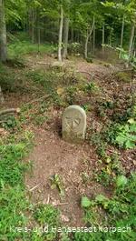 Gedenkstein Korbacher Landwehr im Strother Wald