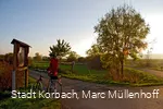 Marbecktal Fahrrad Herbst Gegenlicht