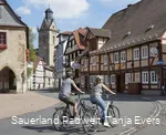 Radfahrer Altstadt Korbach Georadroute