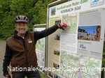 Geopark guide shows the route of the Ruhr-Eder GeoRadroute