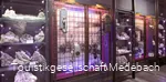 Het barietmuseum in Dreislar bij Medebach laat zien welke prachtige "bloemen" het mineraal bariet kan produceren.